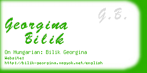 georgina bilik business card